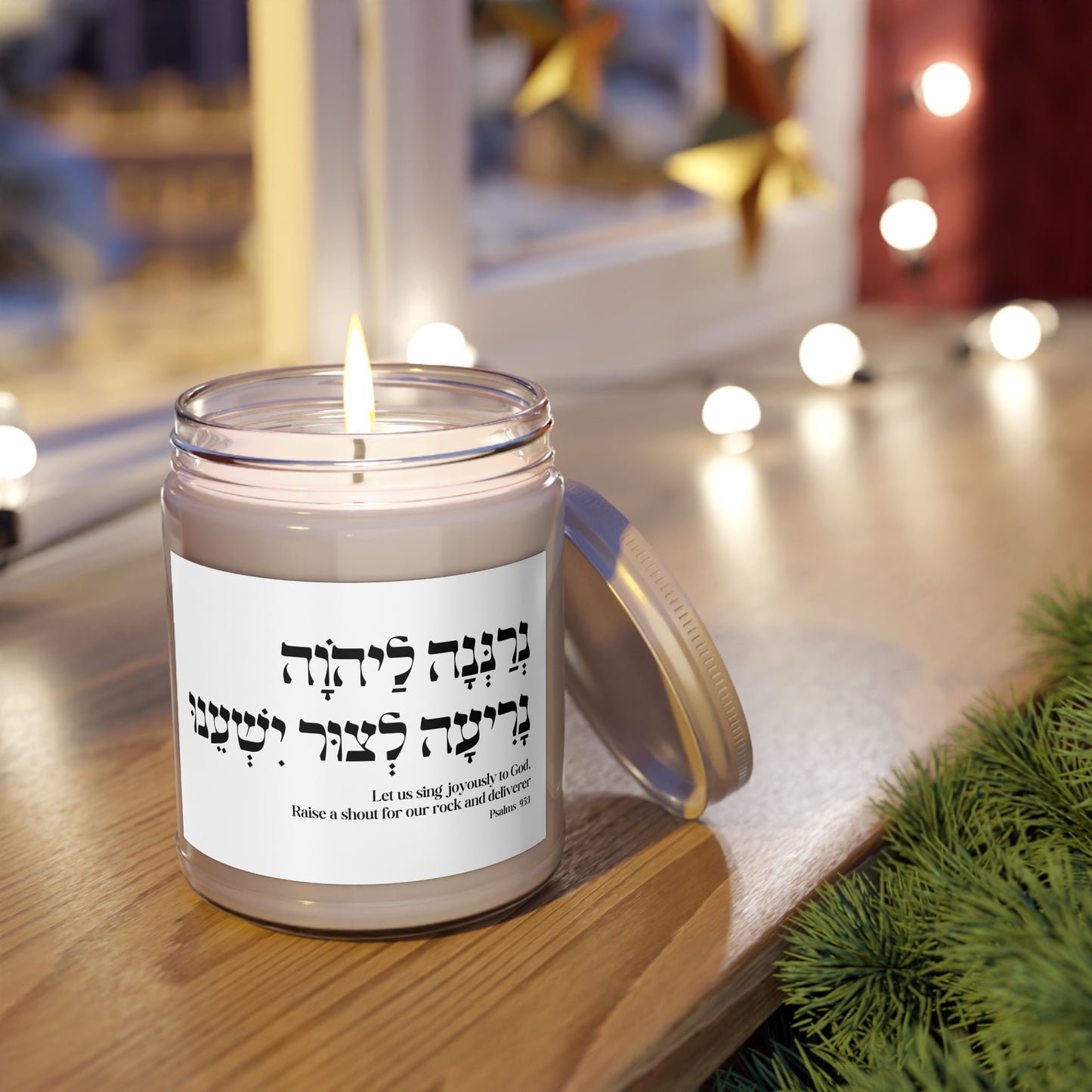 "Let us Sing Joyously" Scented Candle, 9oz